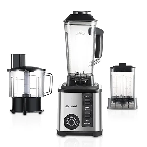 Blender Multifonction Itimat 3-en-1 – Mixeur, Robot & Moulin | 2000W Puissance Pro & Accessoires Inclus